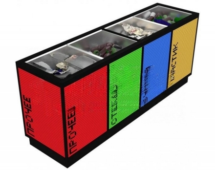 Умная урна Снотра 2, 1 секция, фото 2