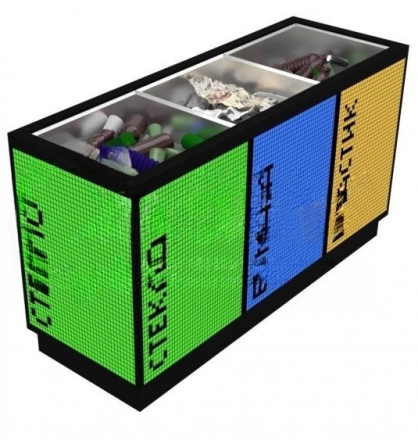 Умная урна Снотра 2, 1 секция, фото 3