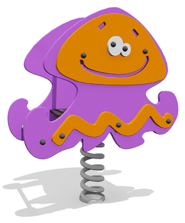 Качалка Медуза ВСТ 2254 на 1 пружине для детской площадки, фото 1