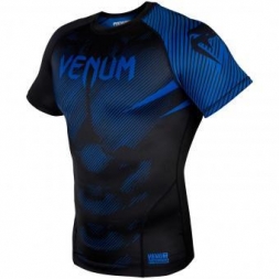 Рашгард Venum NoGi 2.0 Black/Blue S/S, фото 2