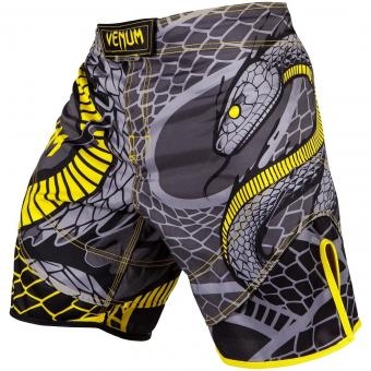 Шорты ММА Venum Snaker Black/Yellow, фото 1