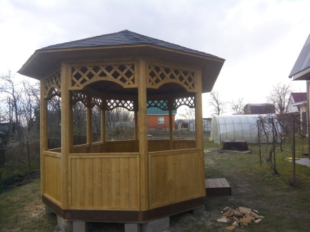 Овальная беседка ЗАКРЫТАЯ ЛИРА, фото 3
