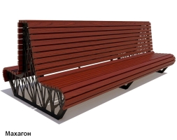 Скамейка уличная Ессентуки, Лиственница 2 м, фото 3 Скамейка уличная Ессентуки, Лиственница 2 м, фото 3