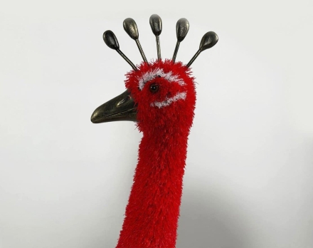 Топиари композиция Жар-птица на вазоне - газон Eco, фото 2