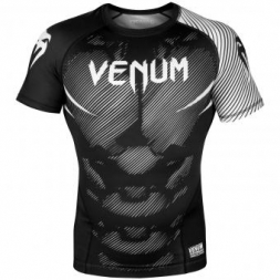 Рашгард Venum NoGi 2.0 Black/White S/S, фото 1