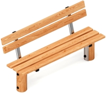 Скамья (лиственница) МФ 42.04.02-Л.И1