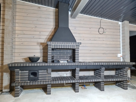 Печь Аристократ 716 S Прямоугольный кирпич красный с коричневым, фото 3