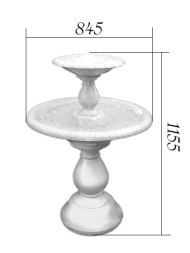 Фонтанчик садовый Аркадиан (белый), фото 9 Фонтанчик садовый Аркадиан (белый), фото 9