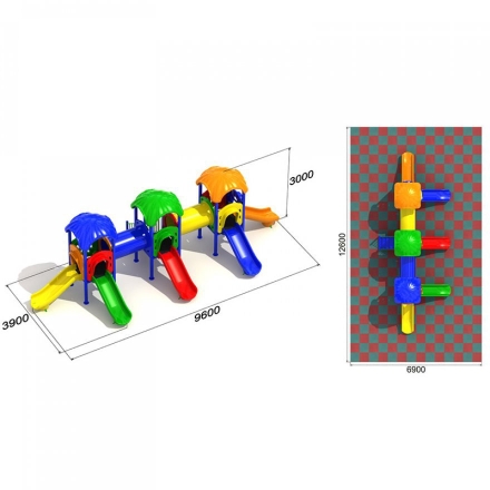 Детская игровая площадка Богатырь 4.2, фото 3