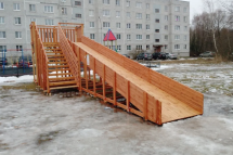 Зимняя горка Савушка Зима 8