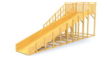 Зимняя горка Савушка Зима Wood 6