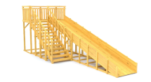 Зимняя горка Савушка Зима Wood 6