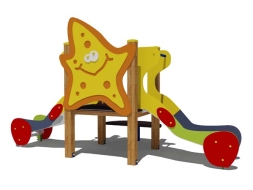 Горка двойная Морская звезда 08018 для детской площадки, фото 2