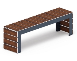 Скамья Элементарно-4 (темный дуб), фото 1 Скамья Элементарно-4 (темный дуб), фото 1