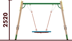 Качели-гнездо 4801.21 для детской площадки, фото 2