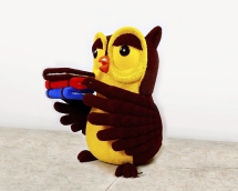 Топиари Сова с книгами - газон Eco Топиари Сова с книгами - газон Eco