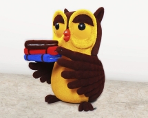 Топиари Сова с книгами - газон Eco Топиари Сова с книгами - газон Eco