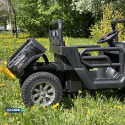 Электромобиль грузовик H005HH 24V 4WD черный, фото 3