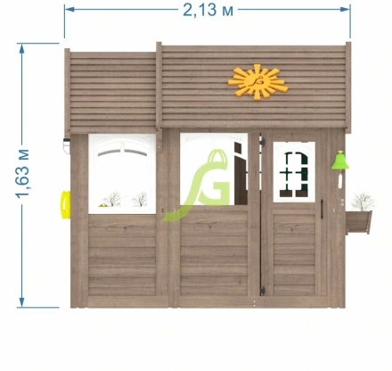 Детский домик IgraGrad Коттедж 2, фото 4