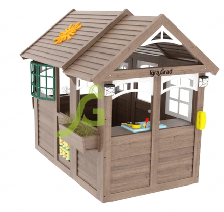 Детский домик IgraGrad Коттедж 2, фото 3