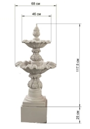 Фонтан классический двухъярусный, фото 8 Фонтан классический двухъярусный, фото 8