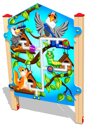 Развивающий элемент Почта РЭ011 для детской площадки, фото 2