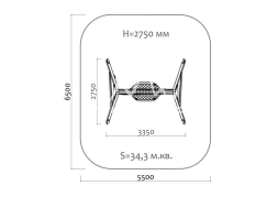 Качели-гнездо Лес 04804 для детской площадки, фото 4