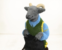 Топиари композиция козел и баран у костра - газон Eco Топиари композиция козел и баран у костра - газон Eco