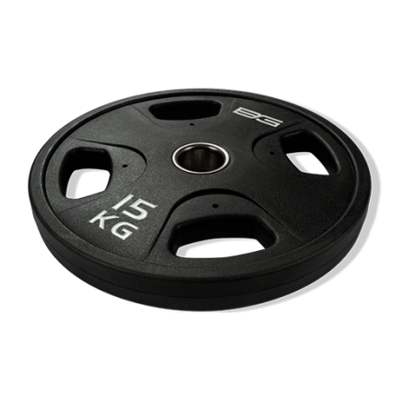 BRONZE GYM BG-PA-PL-P150 Диск олимпийский обрезиненный черный 15 кг, фото 1
