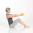 Утяжеленный мяч для пилатеса TOGU Toning Ball, 1,5 кг, красный 