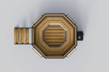 Сибирский Оникс с боковой печью