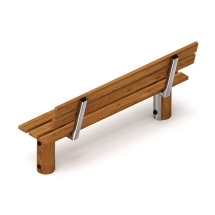 Скамья (лиственница темный) МФ 42.04.02-Л.И1.01