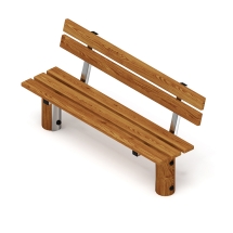 Скамья (лиственница темный) МФ 42.04.02-Л.И1.01