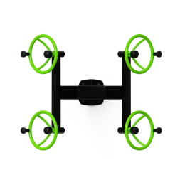 Рули (положение сидя) зеленый - Уличный тренажер - СТ 102-12, фото 6 Рули (положение сидя) зеленый - Уличный тренажер - СТ 102-12, фото 6