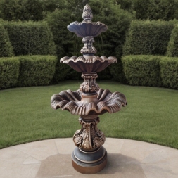 Фонтан трехъярусный классический в бронзе Фонтан трехъярусный классический в бронзе