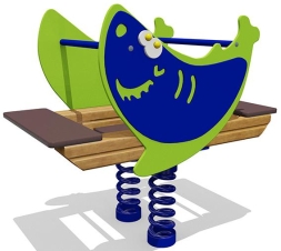 Качели-балансир на пружине Акула 04509 для детской площадки, фото 1