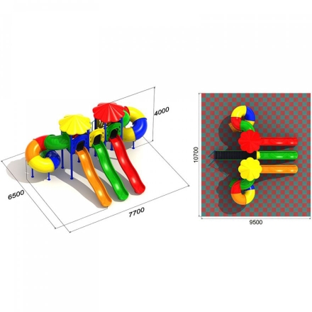 Детская игровая площадка Сафари 2.3, фото 3