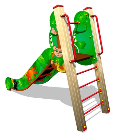 Детская горка Тропики Г039 H=950 для игровых площадок, фото 2