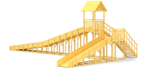 Зимняя горка Савушка Зима Wood 10