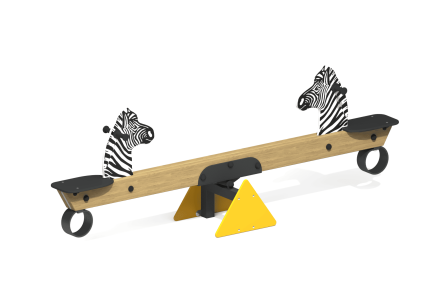 Качели-балансир Зебра КБ-57.1 для игровой площадки, фото 2