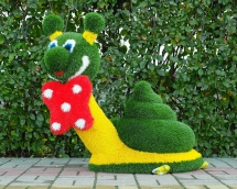 Топиари улитка Малышка - газон Eco Топиари улитка Малышка - газон Eco