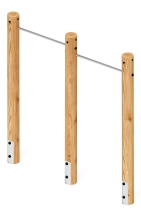 Турник взрослый двойной (лиственница) СО 2.20.09-Л.И1