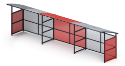 Навес для колясок (3 секции) МФ 743.01-02, фото 2