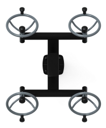 Рули (положение сидя) серый - Уличный тренажер - СТ 102-13, фото 6 Рули (положение сидя) серый - Уличный тренажер - СТ 102-13, фото 6