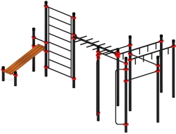 Воркаут ЛОВ 89 красный ВТ 101.14-01, фото 1 Воркаут ЛОВ 89 красный ВТ 101.14-01, фото 1