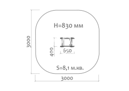 Качалка на пружине Слоненок 04208 для детской площадки, фото 2
