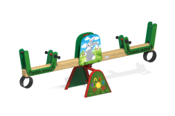 Качели-балансир Зайка КБ-30.2 для игровой площадки Качели-балансир Зайка КБ-30.2 для игровой площадки