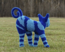 Топиари кот Полосатик - газон Eco Топиари кот Полосатик - газон Eco