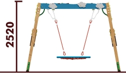 Качели-гнездо День-ночь 04806 для детской площадки, фото 3