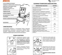 Универсальный пожарный фильтрующий самоспасатель ZEVS ЗЕВС 15У 403-001-0008